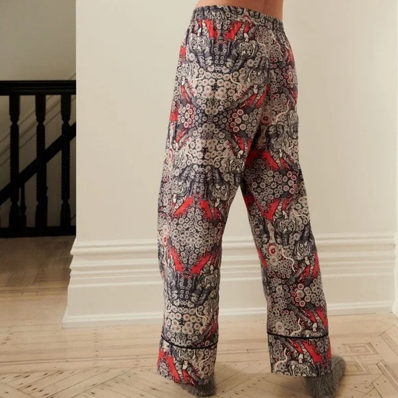 NWT Anthropologie Artist Flannel Pajama Pants. Size medium - Picture 6 of 10